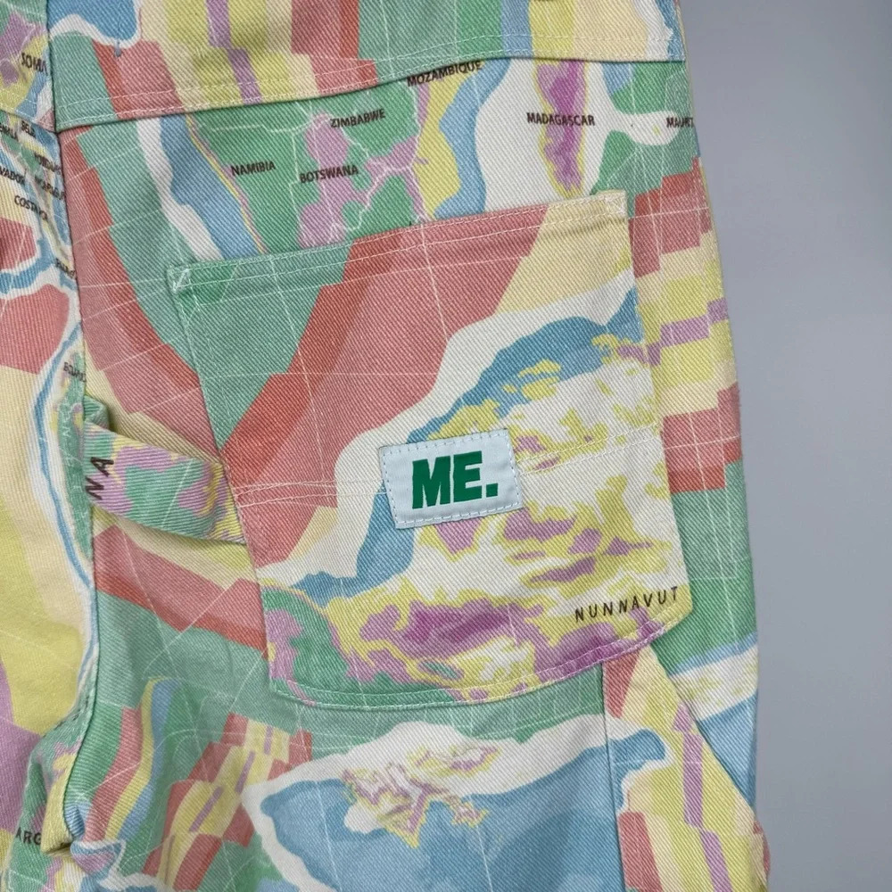 Melody Esani map of the world cargo pants size small - Picture 9 of 11